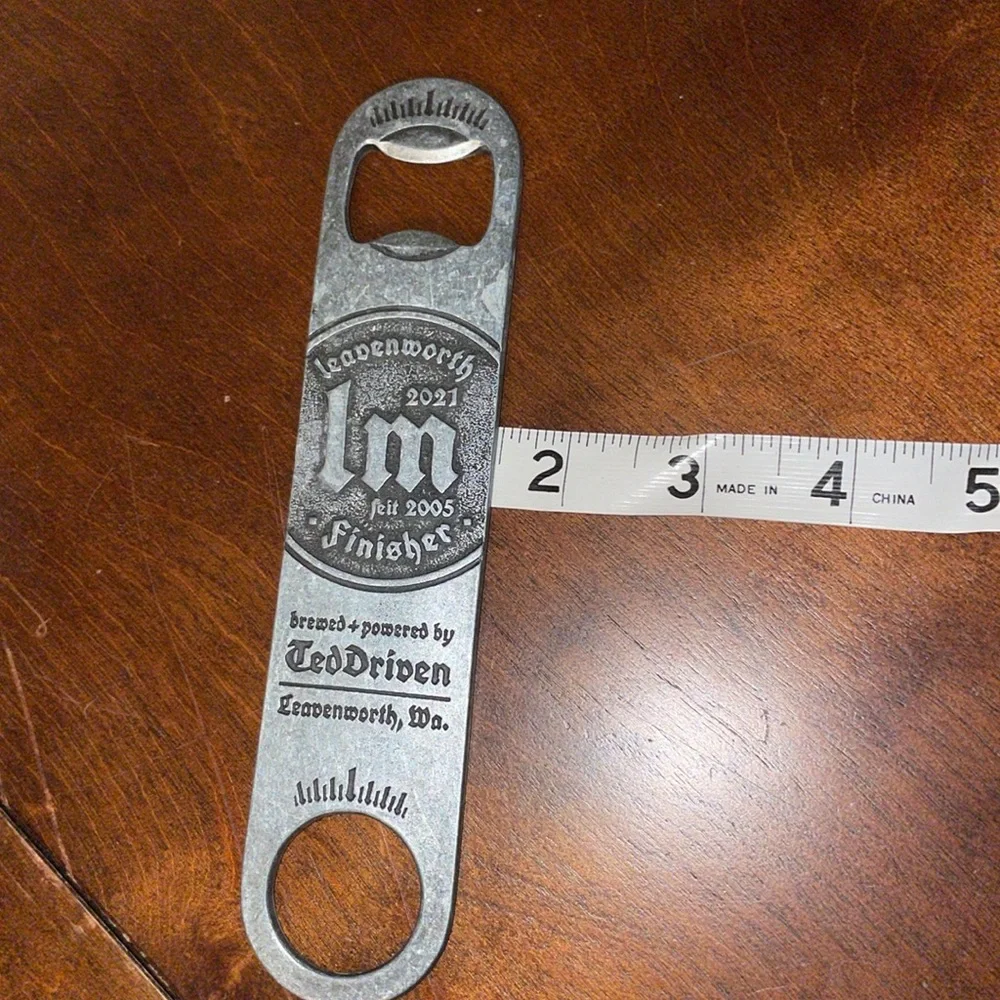 Leavenworth Marathon 2021 Washington Ted Driven Finisher Metal Bottle Opener